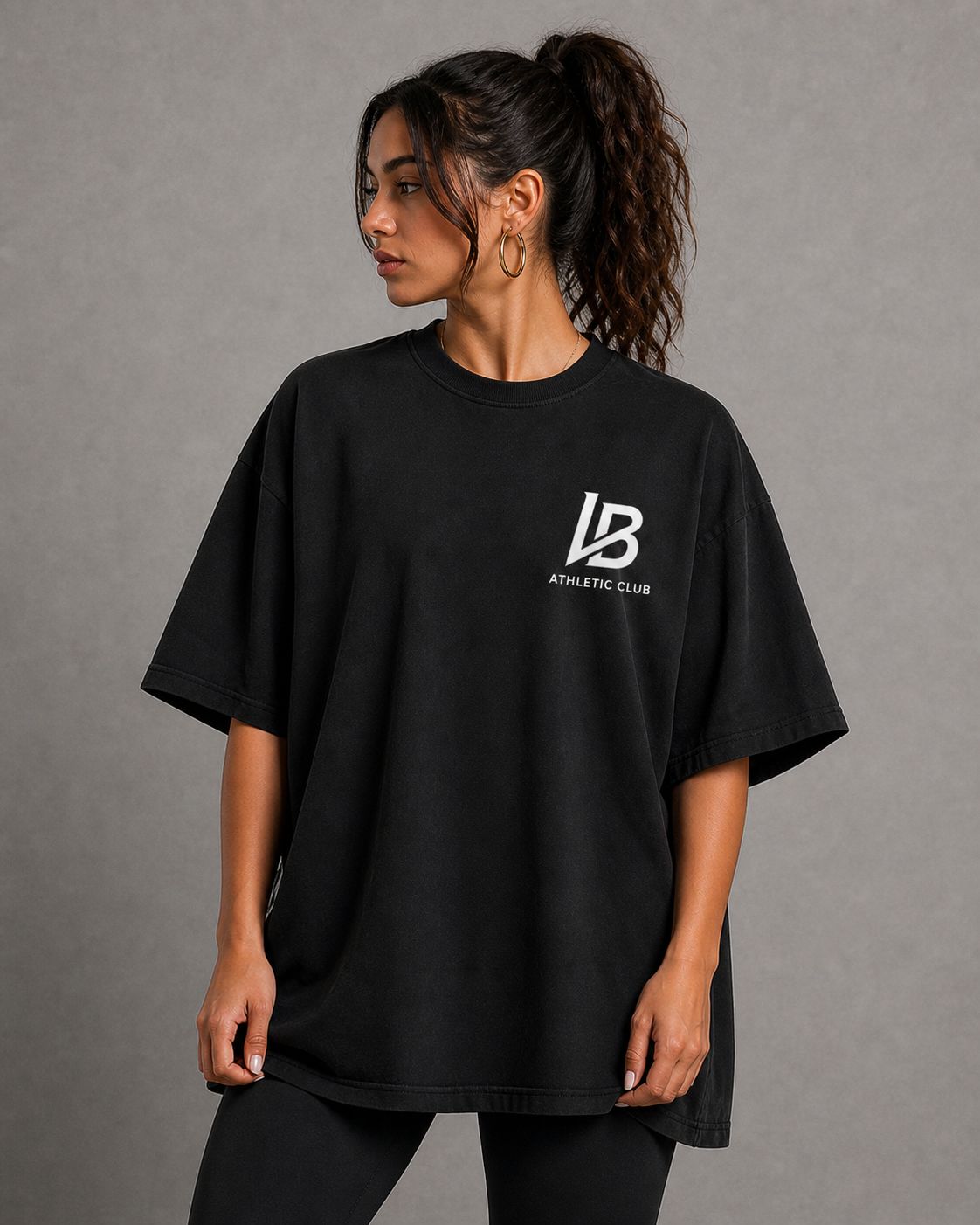 Athletin Oversize T-Shirt – Black Edition