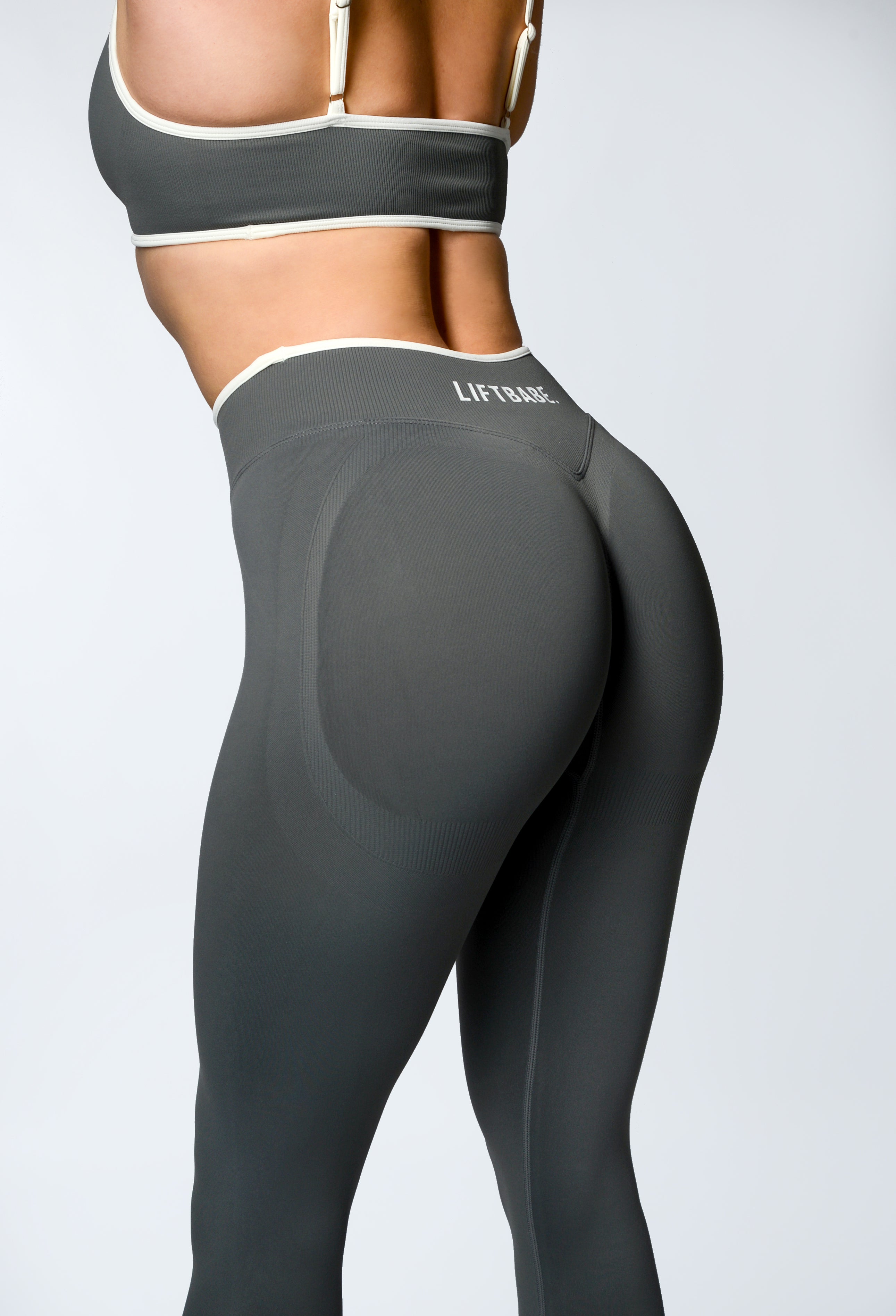 ATHLETIC Leggings - Grey X White