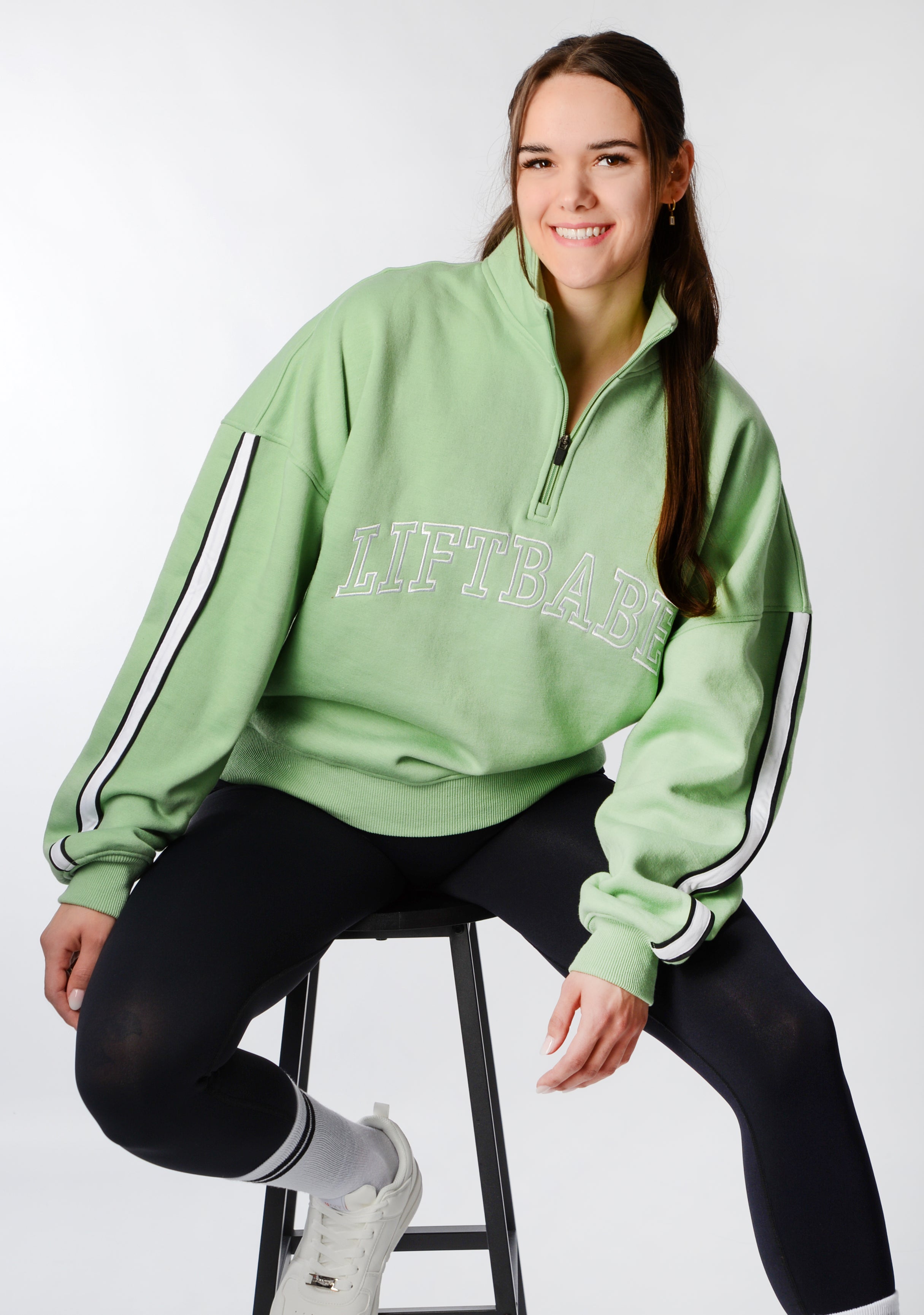 Zipper Hoodie Matcha