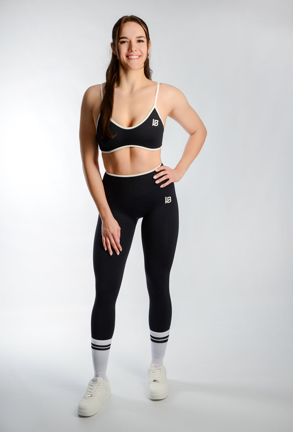 ATHLETIC Leggings - Black X White