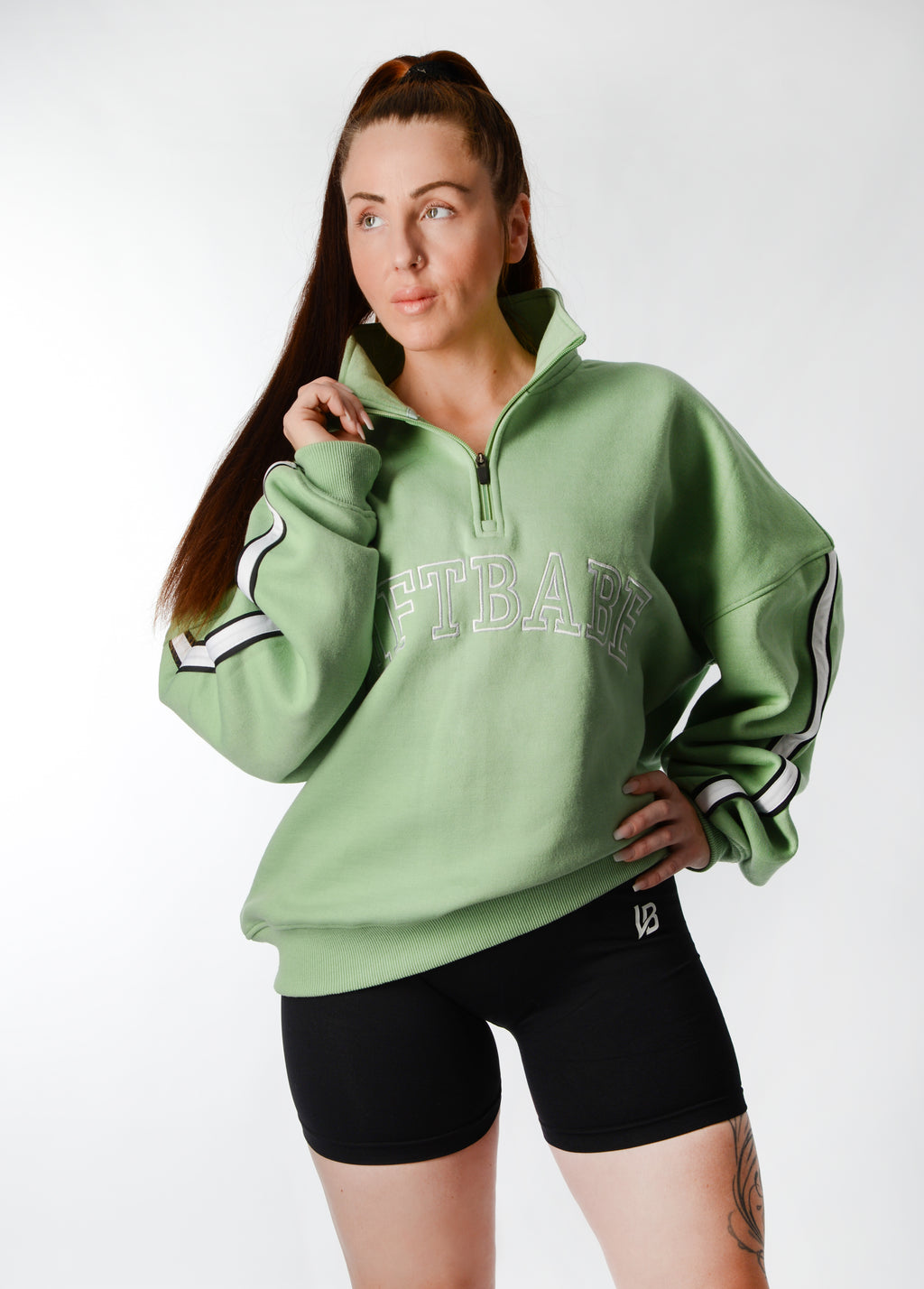 Zipper Hoodie Matcha