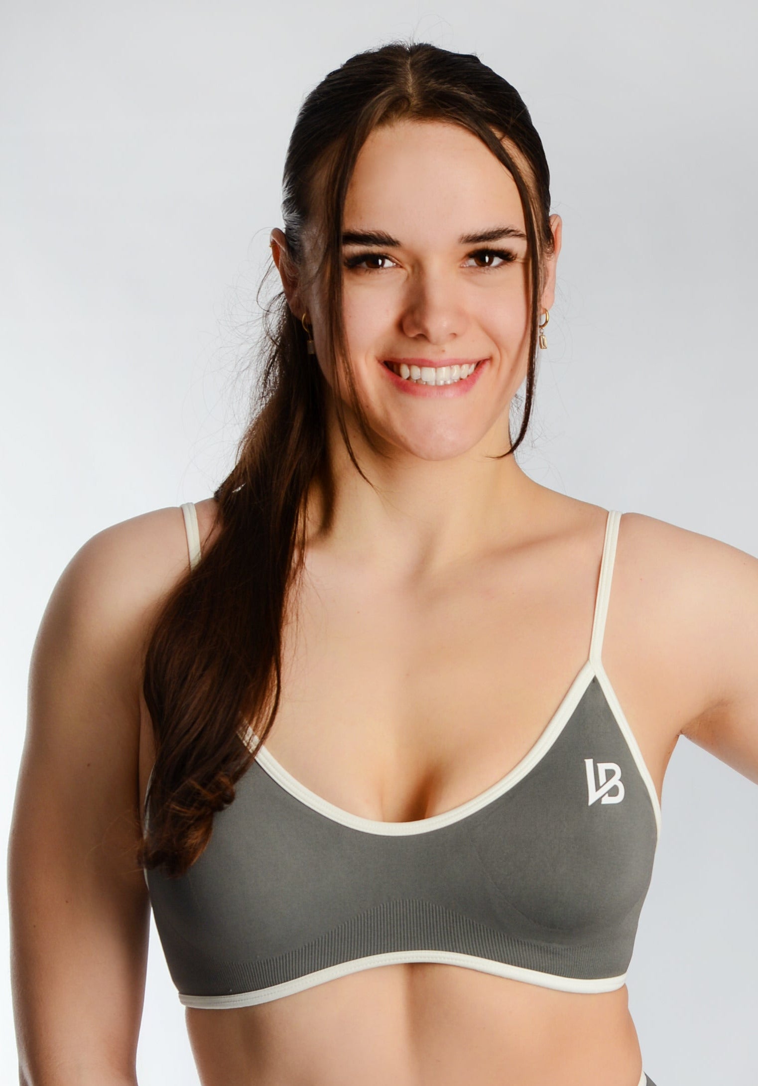 ATHLETIC Bra - Grey X White