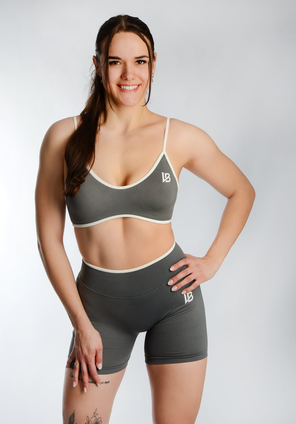 ATHLETIC Shorts - Grey X White