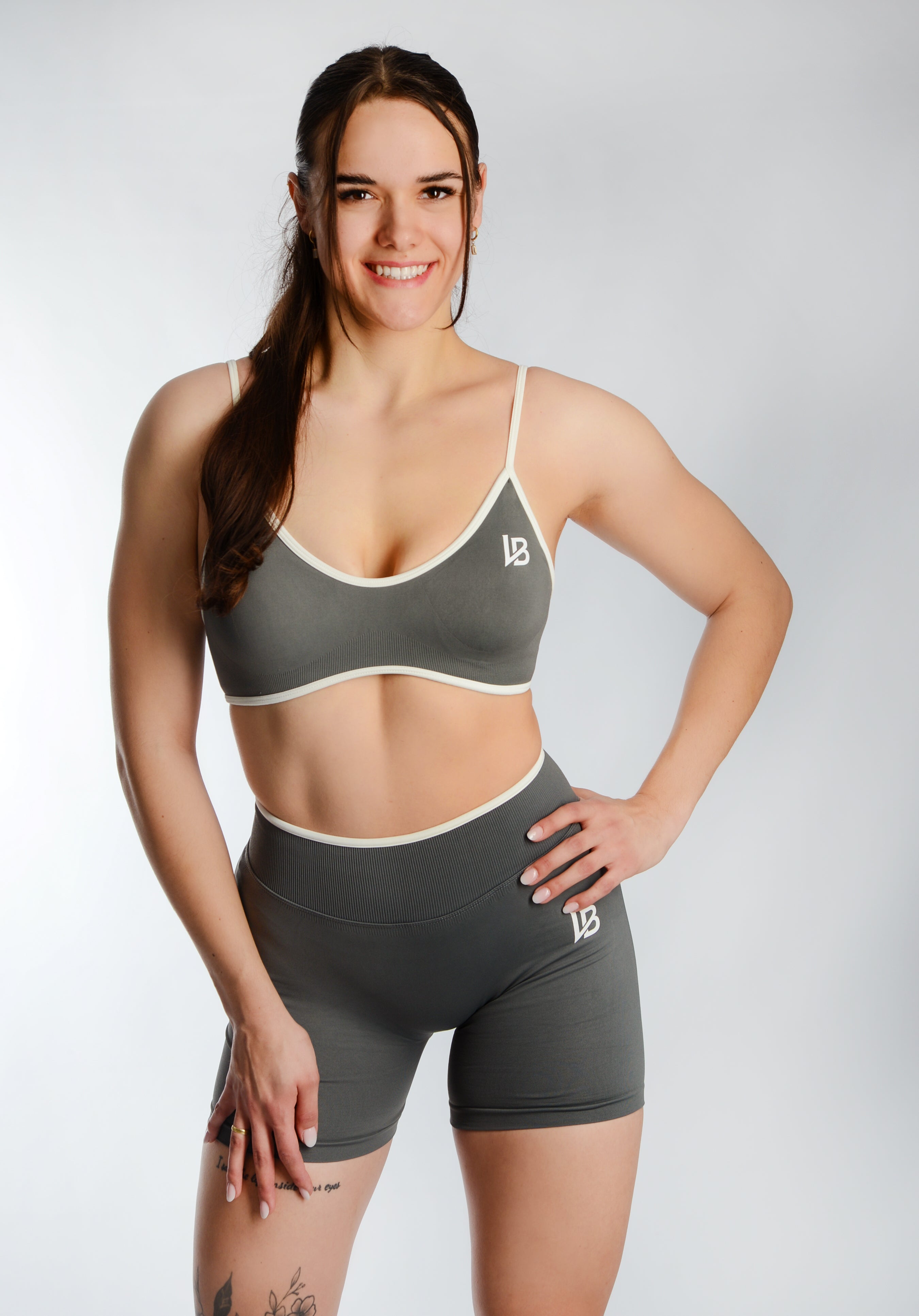 ATHLETIC Shorts - Grey X White